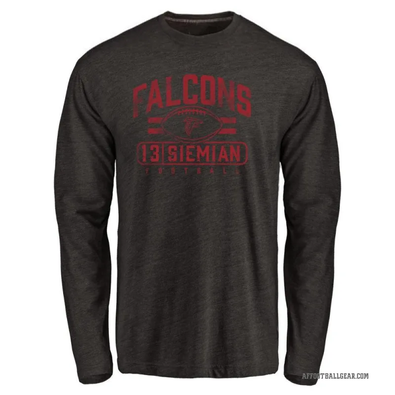 Trevor Siemian Youth Black Atlanta Falcons Flanker Long Sleeve T-Shirt -