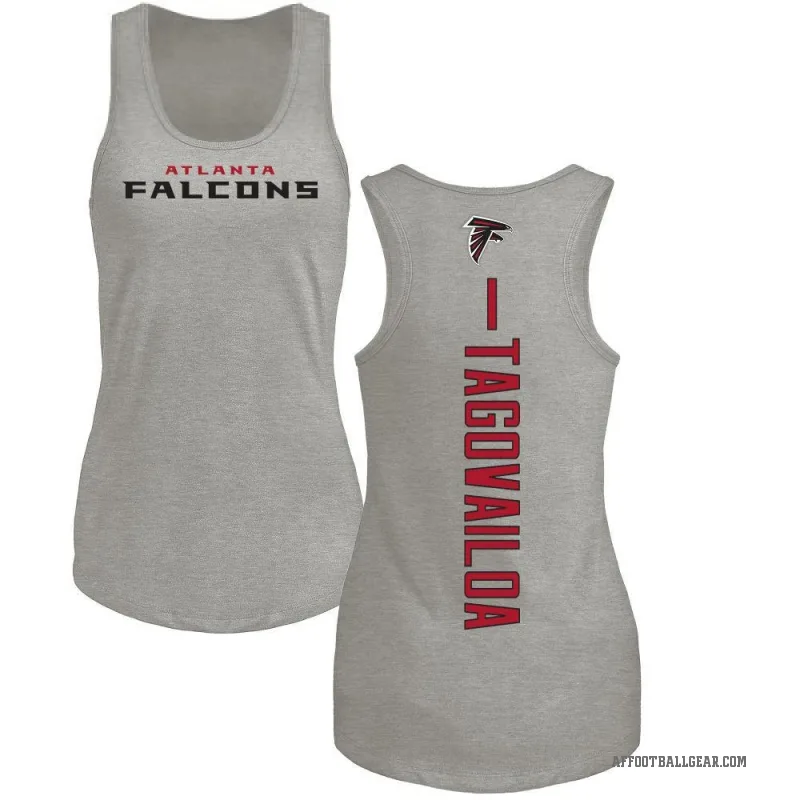 Tua Tagovailoa Women's Ash Atlanta Falcons Backer Tank Top -