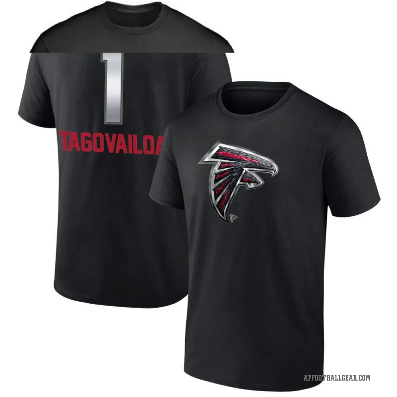 Tua Tagovailoa Youth Black Atlanta Falcons Midnight Mascot T-Shirt -