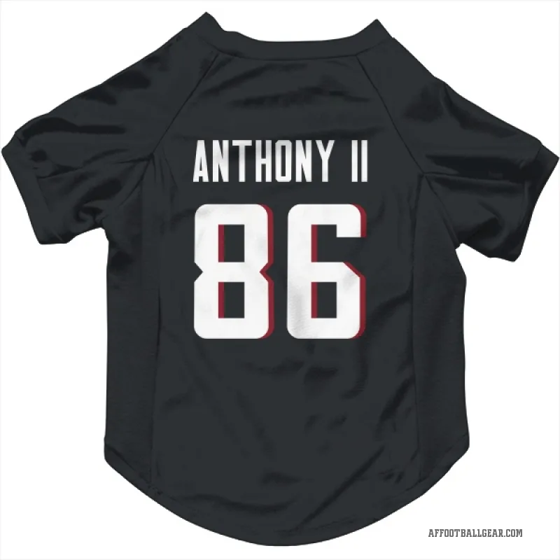Vinny Anthony II  Black Atlanta Falcons  Cat & Dog Pet Jersey
