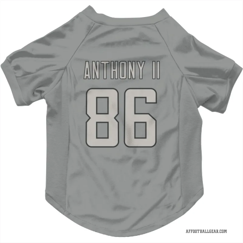 Vinny Anthony II  Charcoal Atlanta Falcons  Cat & Dog Pet Jersey