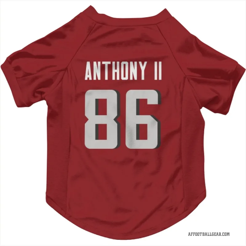 Vinny Anthony II  Red Atlanta Falcons  Cat & Dog Pet Jersey