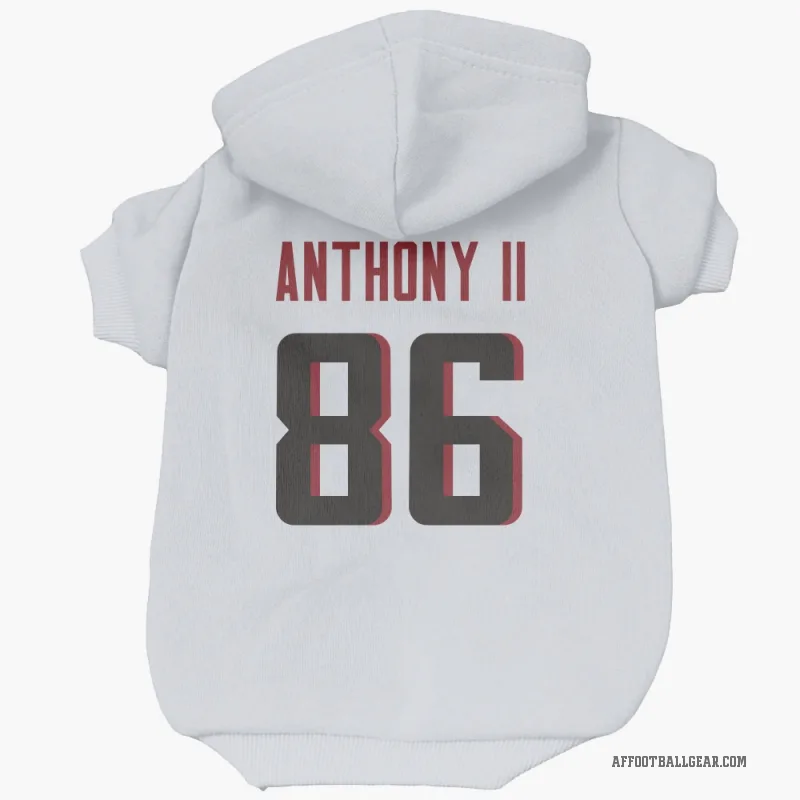 Vinny Anthony II  White Atlanta Falcons  Cat & Dog Pet Hoodie