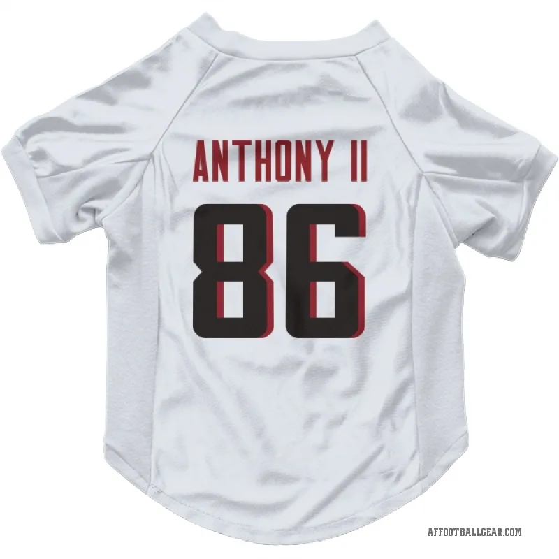 Vinny Anthony II  White Atlanta Falcons  Cat & Dog Pet Jersey