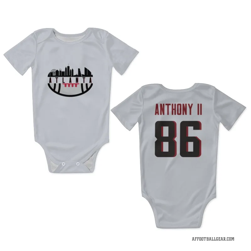 Vinny Anthony II  White Atlanta Falcons  Newborn & Infant Bodysuit