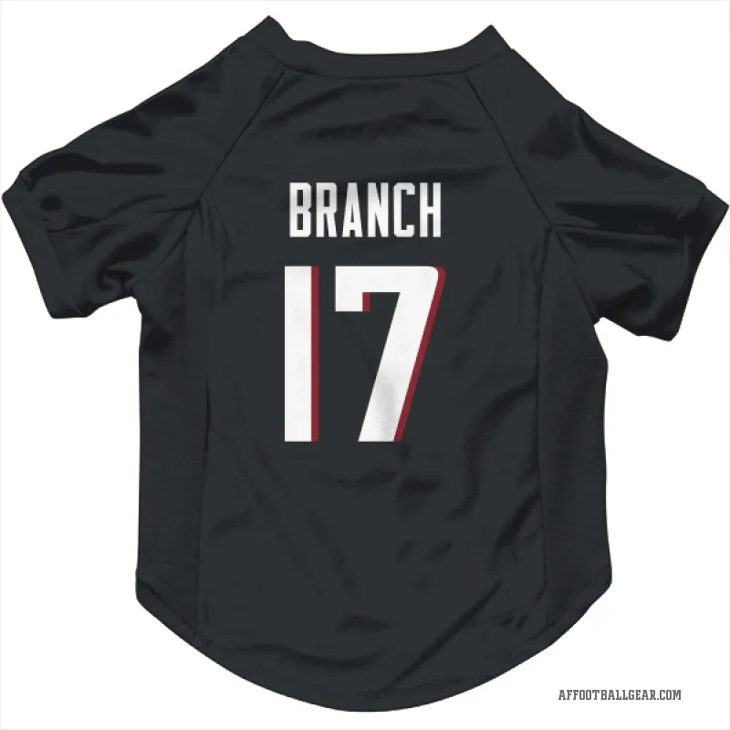 Zachariah Branch  Black Atlanta Falcons  Cat & Dog Pet Jersey