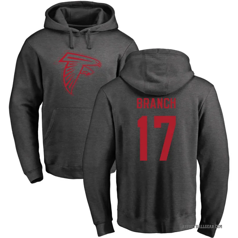 Zachariah Branch Men's Atlanta Falcons Pro Line by Branded Ash One Color Pullover Hoodie