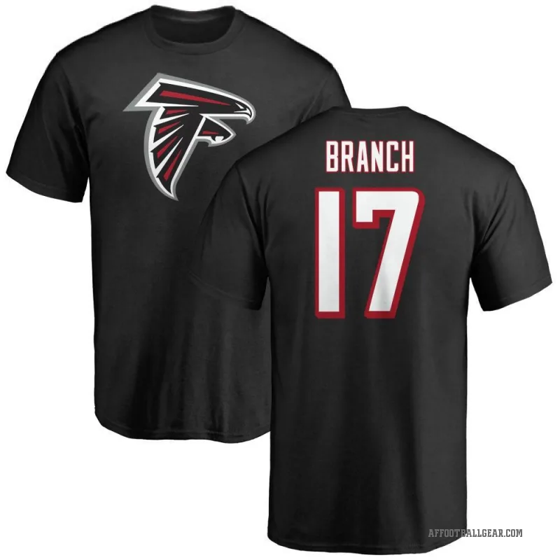 Zachariah Branch Men's Black Atlanta Falcons Logo T-Shirt -
