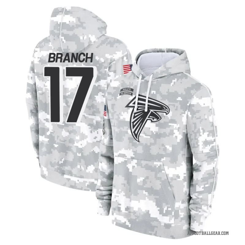 Zachariah Branch Men's Camo Atlanta Falcons Arctic 2024 Salute to Service Club Fleece Pullover Hoodie