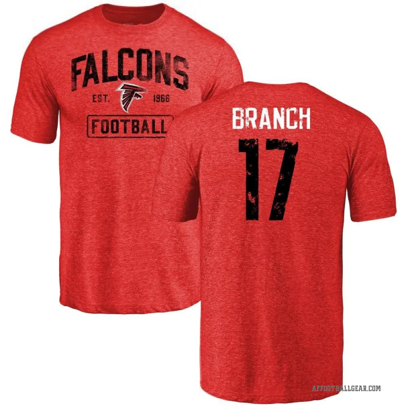Zachariah Branch Men's Red Atlanta Falcons Distressed T-Shirt -