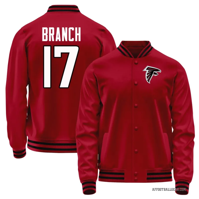 Zachariah Branch Men's Red Atlanta Falcons Full-Snap Jacket