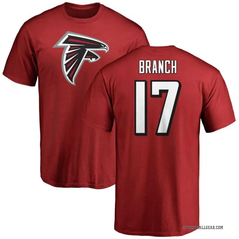Zachariah Branch Men's Red Atlanta Falcons Logo T-Shirt -