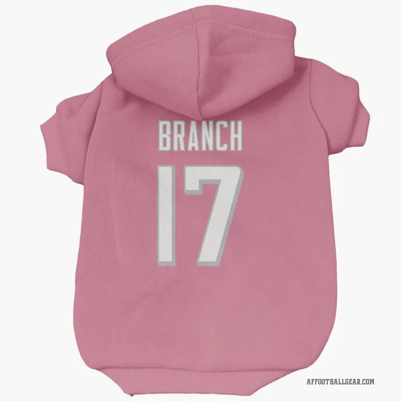 Zachariah Branch  Pink Atlanta Falcons  Cat & Dog Pet Hoodie