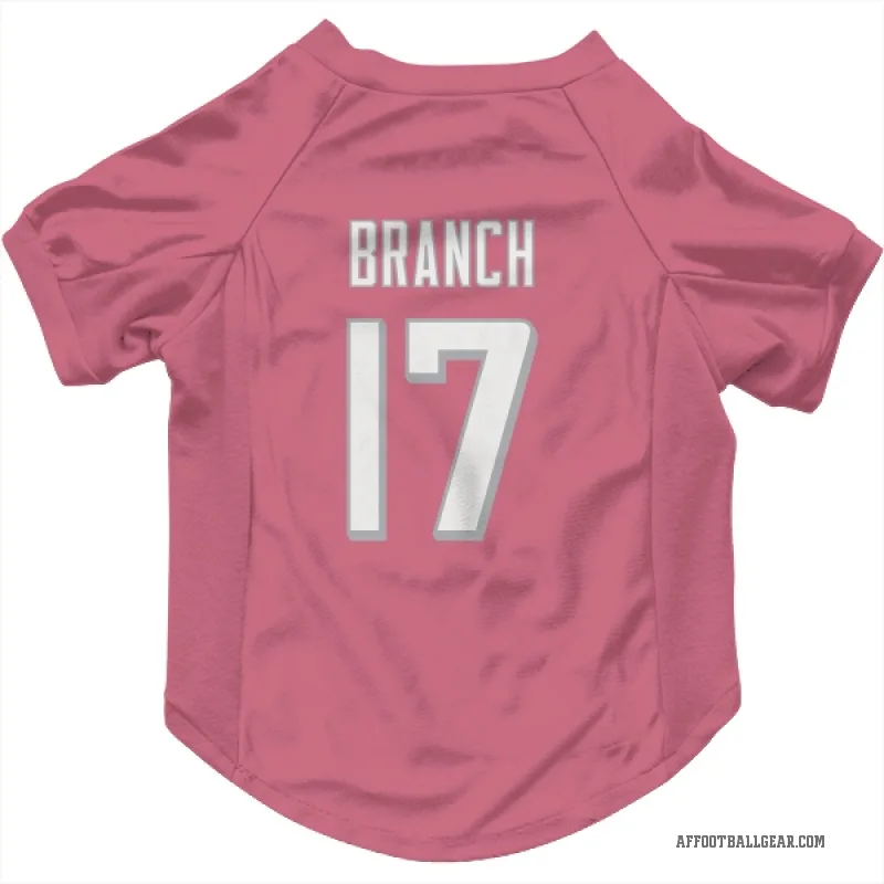 Zachariah Branch  Pink Atlanta Falcons  Cat & Dog Pet Jersey