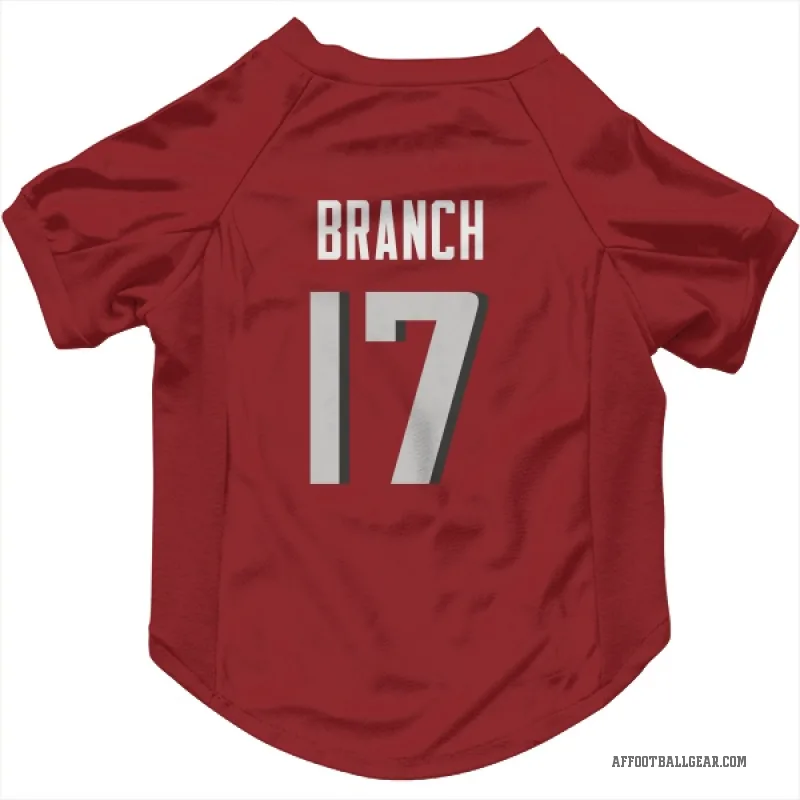 Zachariah Branch  Red Atlanta Falcons  Cat & Dog Pet Jersey