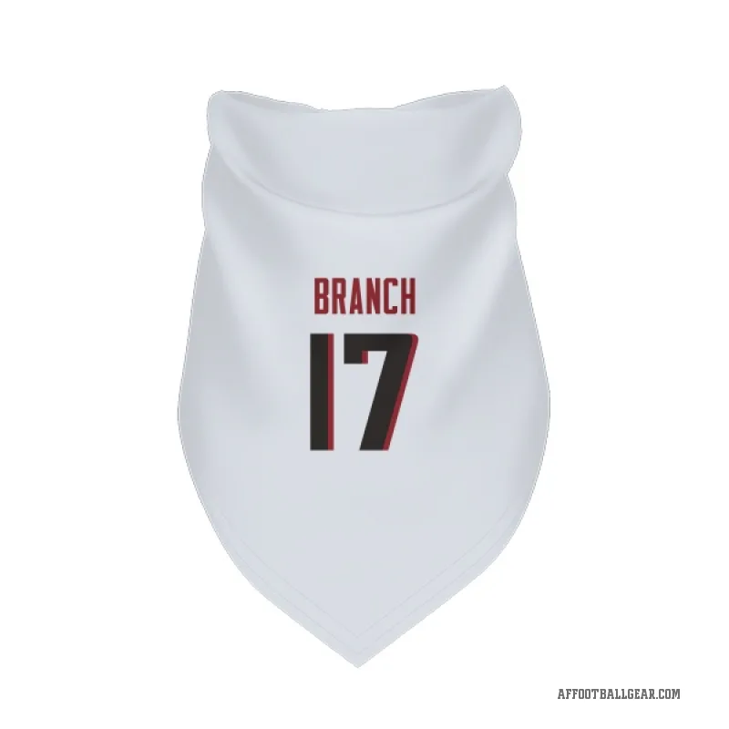 Zachariah Branch  White Atlanta Falcons  Cat & Dog Pet Bandana