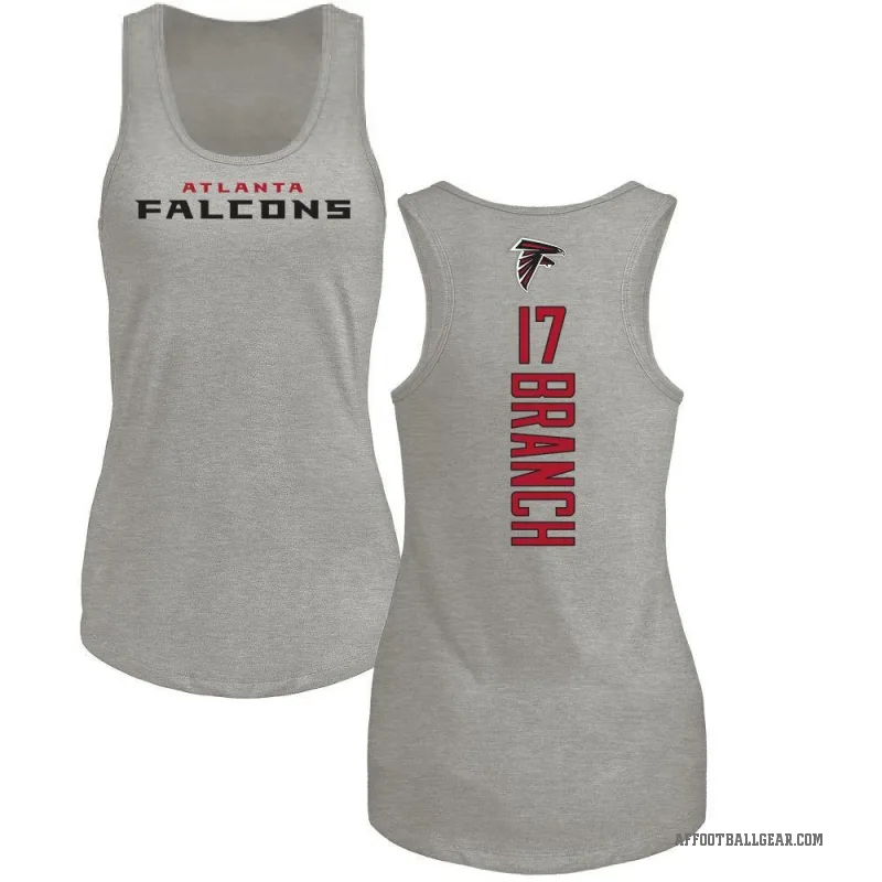Zachariah Branch Women's Ash Atlanta Falcons Backer Tank Top -