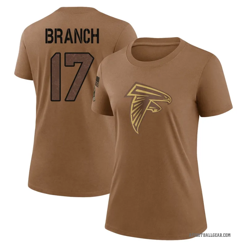 Zachariah Branch Women's Brown Atlanta Falcons 2023 Salute To Service Performance T-Shirt
