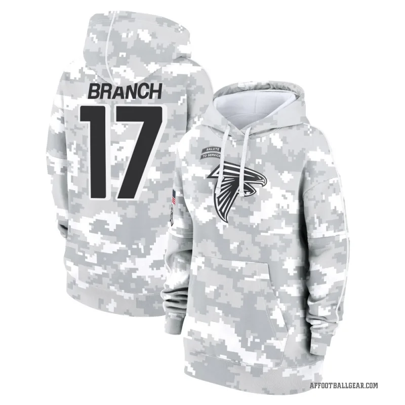 Zachariah Branch Women's Camo Atlanta Falcons Arctic 2024 Salute to Service Club Fleece Pullover Hoodie